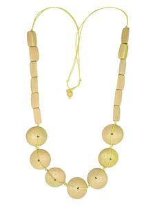 Collezione alessandro Длинное ожерелье "Риз" желтого цвета