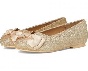 Janie and Jack Gold Bow балетки (для малышей/маленьких детей/подростков)