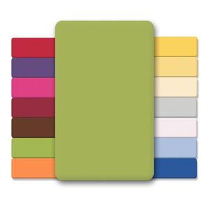 Простыни Lucina Minis 60х120-70х140 зеленый хлопковый трикотаж 130г/м² CelinaTex