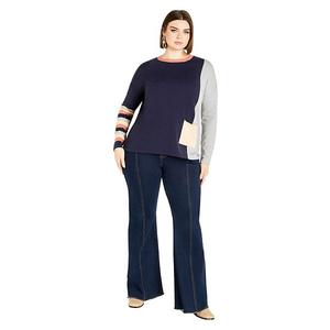 Женский свитер Luna plus size Avenue, Navy