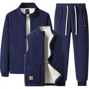 Повседневная спортивная одежда Unisex VanCamel, темно-синий three-piece set