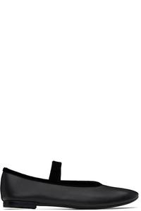 Черные балетки Мэри Джейн на резиновой подошве Lilouh Repetto