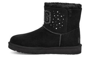 Угги женские UGG Classic UGG Gem Mini, черный