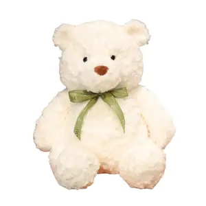 Плюшевая кукла Jiangyue Bear Big Bear с бабочкой Tak Bebe, белый