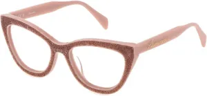 Современные солнцезащитные очки Blumarine Unisex, 02g1 Rosa Opalino Lucido