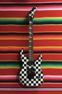 Jackson X Series Soloist SLX DX Checkered Past 2022 - Черно-белая шахматная раскраска