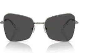 Женские солнцезащитные очки Swarovski Sk7008 Butterfly, Gunmetal/Dark Grey