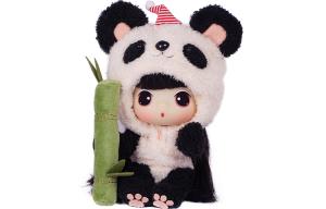 Костюм панды для шарнирной куклы 18см Ddung