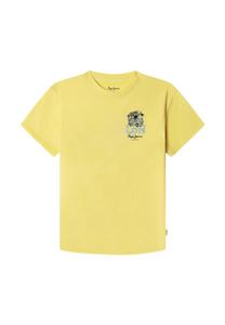 Футболка с принтом FINLEY Pepe Jeans, желтый