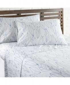 Комплект постельного белья Modern Foliage Ultra Soft из 4 предметов, размер Full Southshore Fine Linens, White