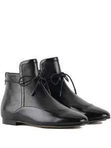 Кожаные ботильоны Giorgio Armani, черный