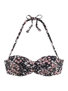 Верх бикини LASCANA Top, цвет schwarz-bedruckt