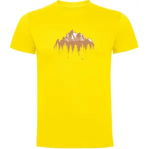 Футболка с коротким рукавом Kruskis Forest Silhouette, желтый