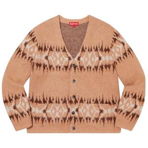 Кардиган Supreme Abstract Stripe Cardigan 'Light Brown', коричневый