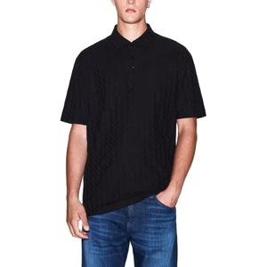ARMANI EXCHANGE Футболка-поло AE SS25 мужская black