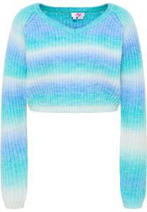 Свитер myMo Strick, цвет Türkis Mehrfarbig