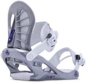 Крепления для сноуборда K2 Charm - женские - серебристые - маленькие