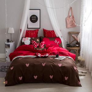 EAGLCQA Комплект постельного белья с вышивкой для девочек