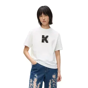Футболка с коротким рукавом Karl Lagerfeld Jeans B1W17055, белый
