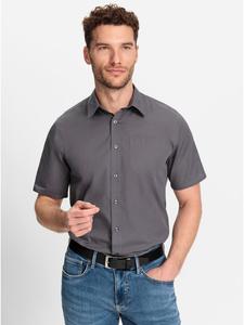 Рубашка с короткими рукавами антрацитового цвета WITT WEIDEN