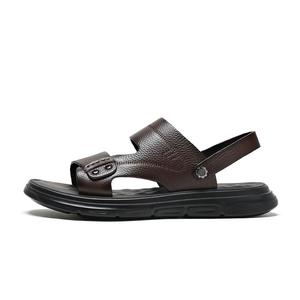 Пляжные шлепанцы мужские Wolves • Family QUNLANGSHIJIA, коричневый