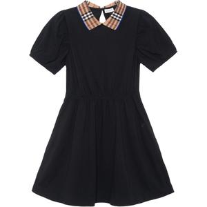 Детское платье Burberry Kids, цвет Black