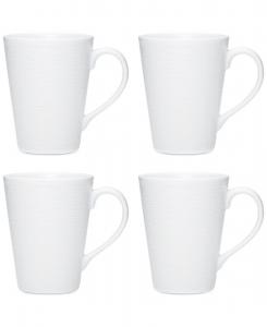Набор из 4 кружек Swirl Noritake, белый