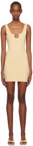 Желтый Мини-платье Les Classiques 'La mini robe Sierra' JACQUEMUS