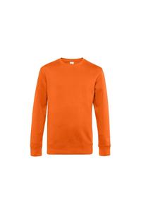 Свитер King с круглым вырезом B&C, оранжевый