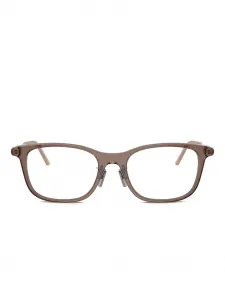 Очки в квадратной оправе Moncler, коричневый