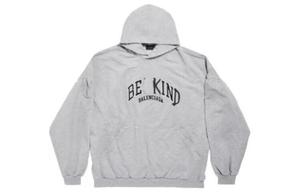 Толстовка унисекс серая Balenciaga, серый