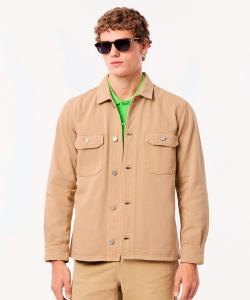 Рубашка из плотного органического хлопка, окрашенная в винтажном стиле.