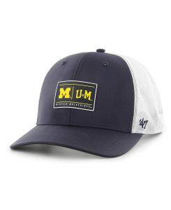 Мужская темно-синяя регулируемая шляпа Michigan Wolverines Bonita Brrr Hitch '47 Brand