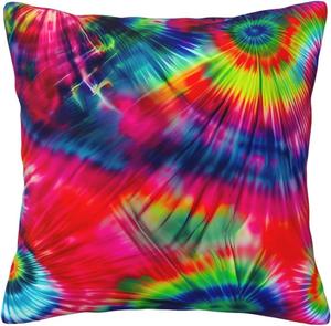 CarXs Подушка с двусторонним принтом для дивана Color Tie Dye