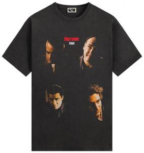 Футболка Kith For The Sopranos Characters Vignette Vintage Tee, черный