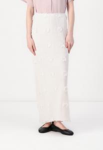 Юбка Samsøe Samsøe AGNETE LONG SKIRT, Egret/Off-White