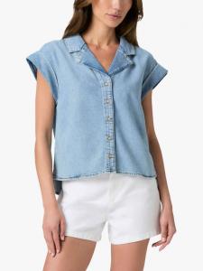 Джинсовая рубашка Hadley с короткими рукавами PAIGE, Blue