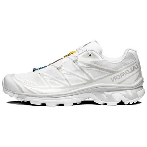 Кроссовки SALOMON XT-6 White Lunar Rock, белый/серый