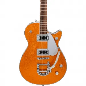 Электрогитара Gretsch Guitars G5230T Electromatic Sparkle Jet FT Single-Cut с тремоло Bigsby, золотой блестящий