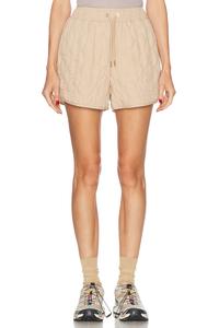 Короткие стёганые шорты Catrine Varley, Light Taupe