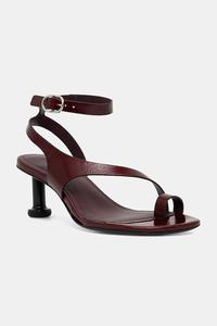 Кожаные сандалии Miquela Alohas, бордовый