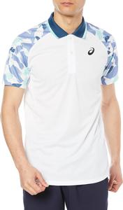 Мужская футболка-поло ASICS 2041A223 Dry Graphic, теннисная одежда, белый