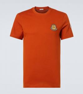 Футболка Mon Duck из хлопкового джерси Moncler, Potter's Clay