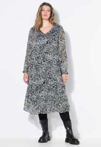 Платье Studio Untold MIDI A-LINE STRUKTUR MIT PAISLEYS, Black