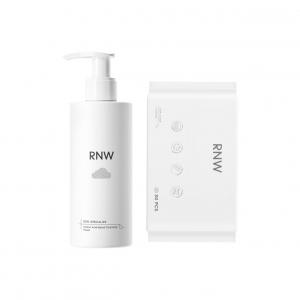 Набор для глубокого ухода за кожей: пенка для умывания с аминокислотами и мягкие полотенца для лица, увлажняющее очищение RNW