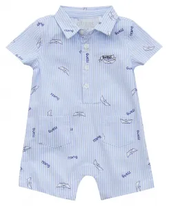 Детский комбинезон-шорты для мальчиков из эластичного джерси GUESS, синий