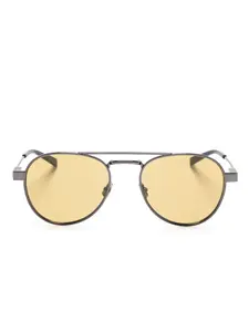 Солнцезащитные очки в оправе «пилот» Saint Laurent Eyewear, черный