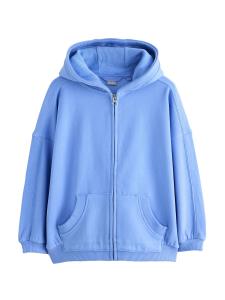 Толстовка с капюшоном на молнии Next, синий