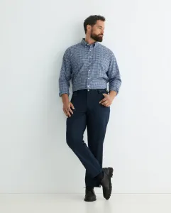 Мужские спортивные брюки больших размеров, стиль чинос Rushmore, темно-синий