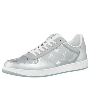 Кроссовки rivoli sneakers 'silver monogram' Louis Vuitton, серебряный
